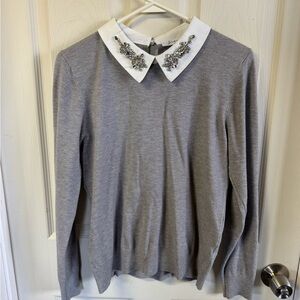 Sioni Milano Embellished Jeweled Sweater